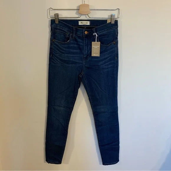 NWT Madewell Roadtripper High Rise Skinny Jeans in Orson Wash, Size 28 - Picture 5 of 12